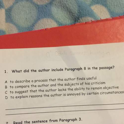 What did the author include paragraph 8 in the passage