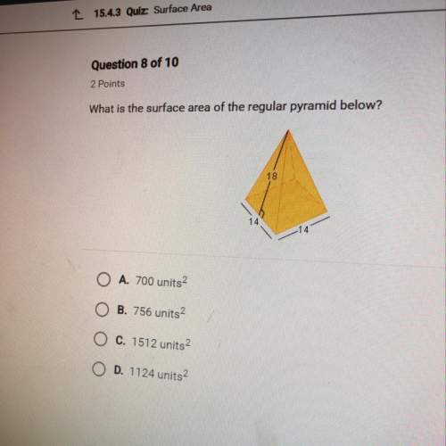 What is the surface area of the regular pyramid?