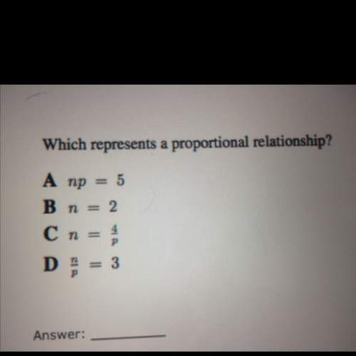 Which represents a proportional relationship?