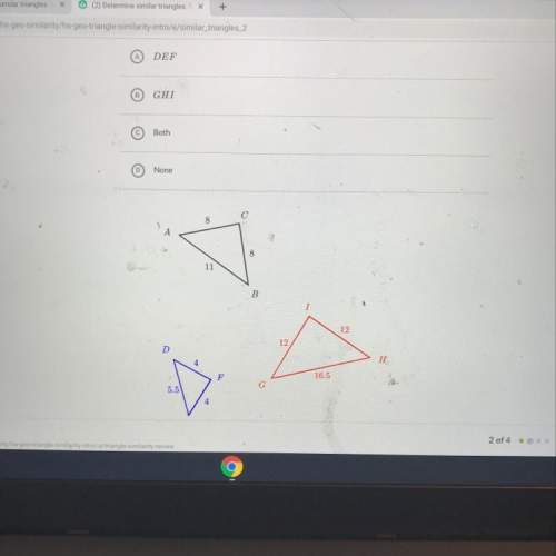 Which triangles are similar to triangle abc?