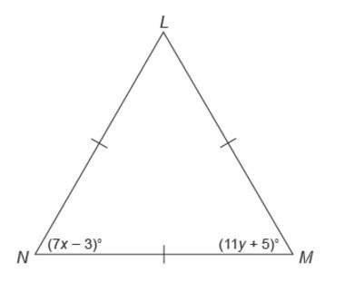 What is the value of x? make sure to show all of your work! hint: what does each angle measure in