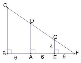 Find the length of bc. a) 8  b) 12  c) 16  d) 18