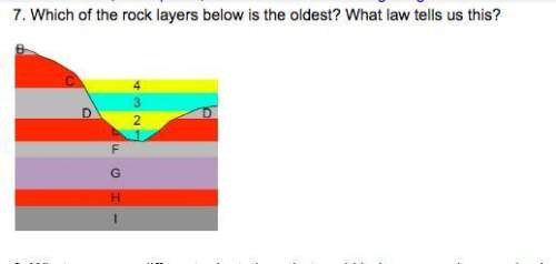 Which of the rock layers below is the oldest? what law tell us this?