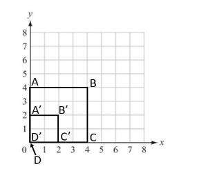 19. square abcd was dilated to form square a’b’c’d’. is this a reduction or an enlargement? what sc