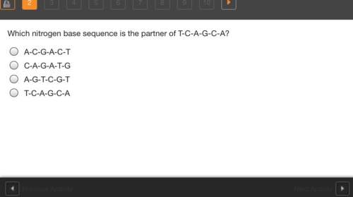 Which nitrogen base sequence is the partner of t-c-a-g-c-a