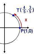 If&nbsp; the distance from&nbsp; p(1, 0) to the point&nbsp; t&nbsp; (&nbsp; 4/5,&nbsp; 3/5&nbsp; )&amp;n