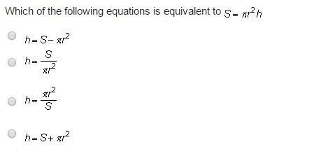Which of the following equation is equivalent i need it !