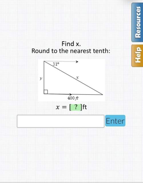 Find x round to the nearest tenth! trigonometry question! !