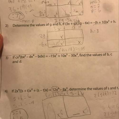 If someone could explain how to get actual values for the variables on number 3 and explain the box