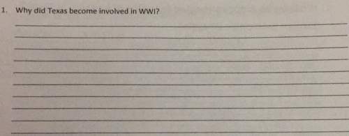 1. why did texas become involved in wwi?