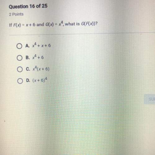If f(x) = x + 6 and g(x) = x4, what is g(f(