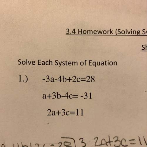 Someone me! solve each system of equation. i need i don’t understand and this is due tomorrow. i