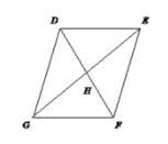 In the parallelogram defg, dh=x+1, hf=3y, gh=3x-4, and he=5y+1. find the values of x and y. the diag