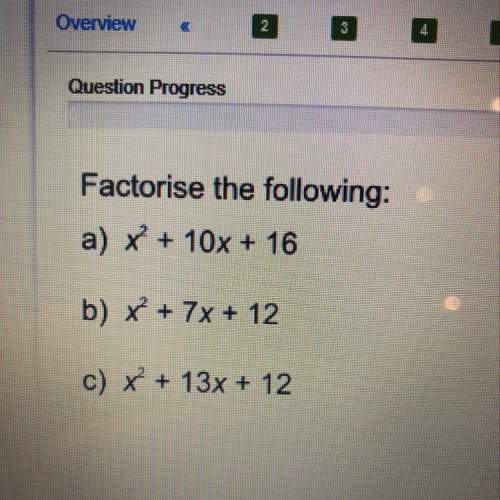 Factorise the following  x^2+10x+16 x^2+7x+12 x^2+13x+12