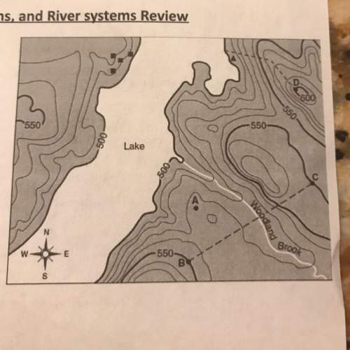 What is the contour interval in the map?