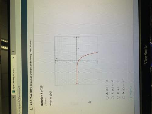 What is g(x)? (apex algebra 1 semester 2 2019).