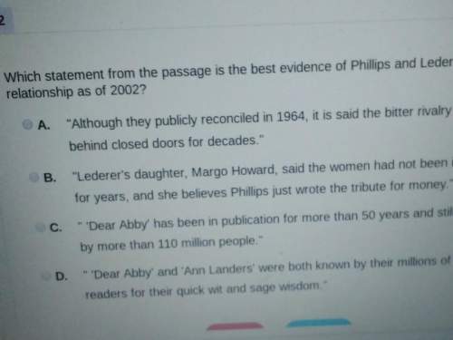 Which statement from the passage is the best evidence of phillips and lederer'srelationship as