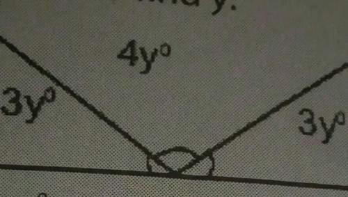 Use the information provided in thediagram to find y.4yº3y3y(a) 60°