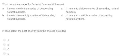 What does the symbol for factorial function (n! ) mean?