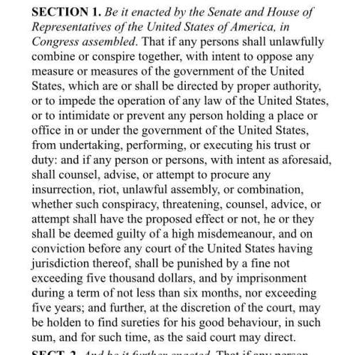 1. this section (section i) makes it illegal to “unlawfully” combine or conspire against any governm