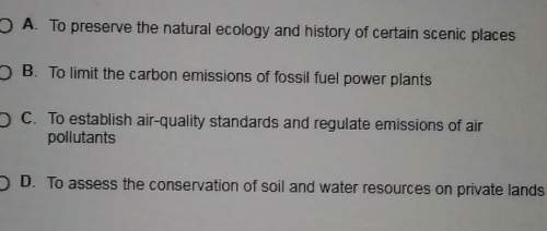 Which of these choices is a goal of the national park service organic act