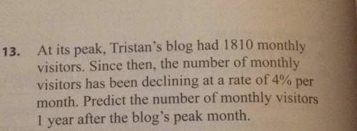 13. at its peak, tristan's blog had 1810 monthlyvisitors. since then, the number of monthlyvisitors