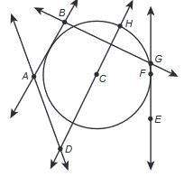 Name all secants and tangents for circle c.