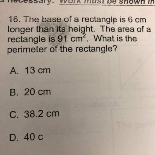 What is the perimeter of the rectangle ?