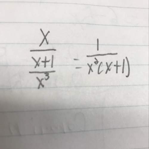 Need to simplify ((x)/(x+1))/x^3 i know the answer is 1/(x^2(x+1)) but i need on how to get the an