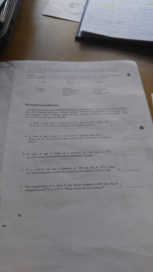 Number 7  i am doing temp and pressure relationship