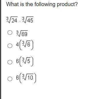 What is the following product?  ∛24 . ∛ 45