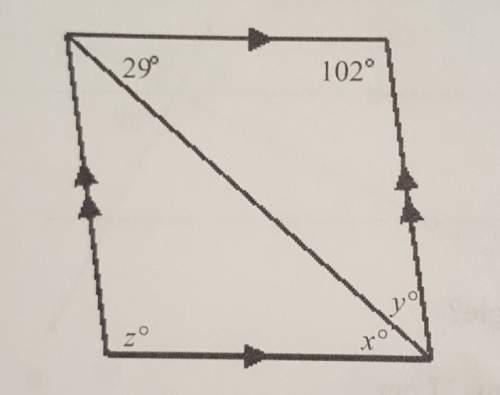 Find the values of the variables in the parallelogram. the diagram is not to scale. a. x = 49,
