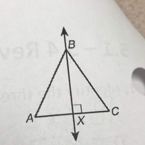 10. if ab = bc, ax = 4x + 5, and cx = 15, find ac.