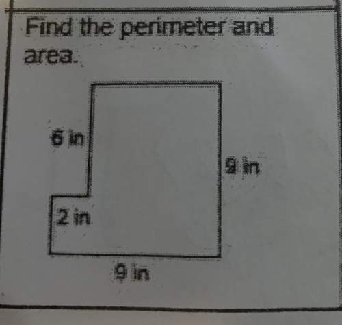 What is the area and perimeter of this shape