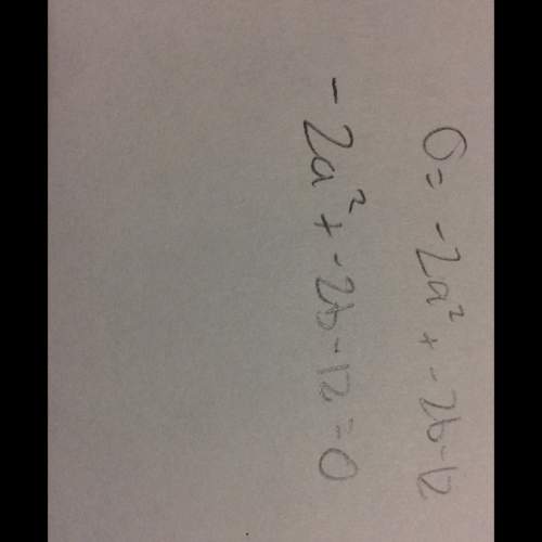 (quadratic) what is the answer to this quadratic