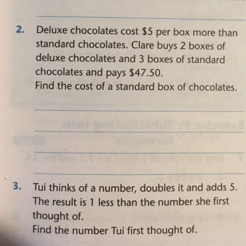 On question three . also give explanation you so much.
