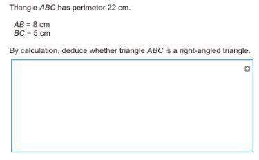 Can somebody me with the math's questions on pythagoras theorem?