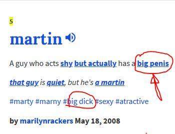 Click this question at your own name is martin
