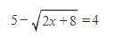 Aclear explanation of how to solve the equation below would be appreciated.