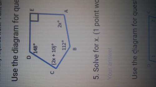 Solve for x. my answer is 340 but i'm not sure if it's right. picture attached.