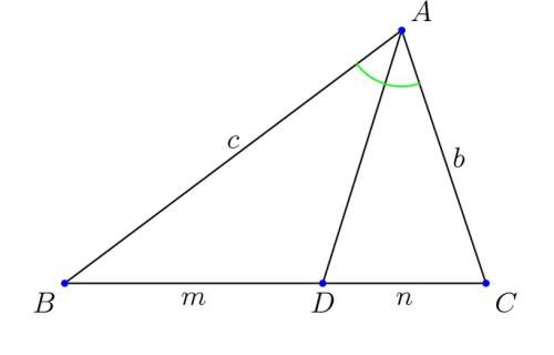 (40 points best answer) (asap! ) in the image below, (ad) ̅ is an angle bisector, (ab) ̅=42, (