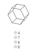 (geometry) how many regions would a net for a three-dimensional solid like the one shown have?