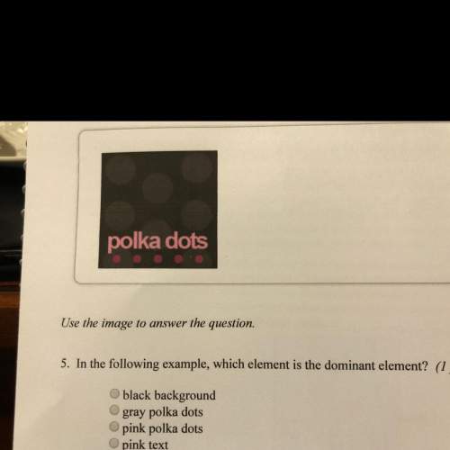 In the following example, which element is the dominant element? black background, pink text, pink