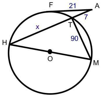 Asap i will love you 4evr segment hm is the diameter of circle o. secant ah
