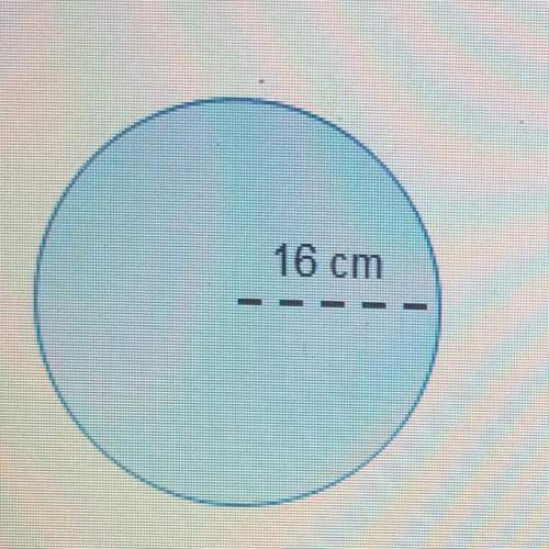 If the circle is dilated by a scale factor of 1/4, what will be the length of the new radius?
