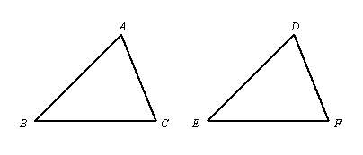 Geometry !  if a=d and c=f, which additional statement does not allow you to conclude that abc