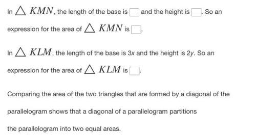 Lucinda is writing a coordinate proof to show that a diagonal of a parallelogram partitions the para