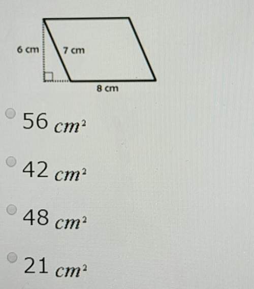 Determine the area of the following figures.