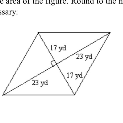 Find the area of the figure. round to the nearest tenth if necessary. options: