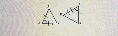 What criteria can you use to show these two triangles are congruent? a.hlb.ssac.aa